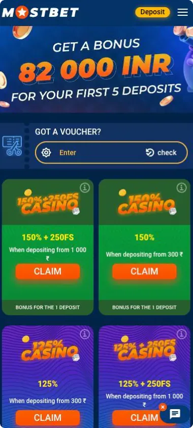 Mostbet promo code no deposit